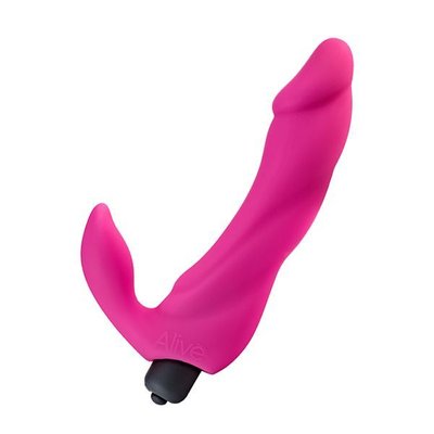 Alive Bifun Vaginal-Clitoral Vibrator, dildo with clitoral stimulator