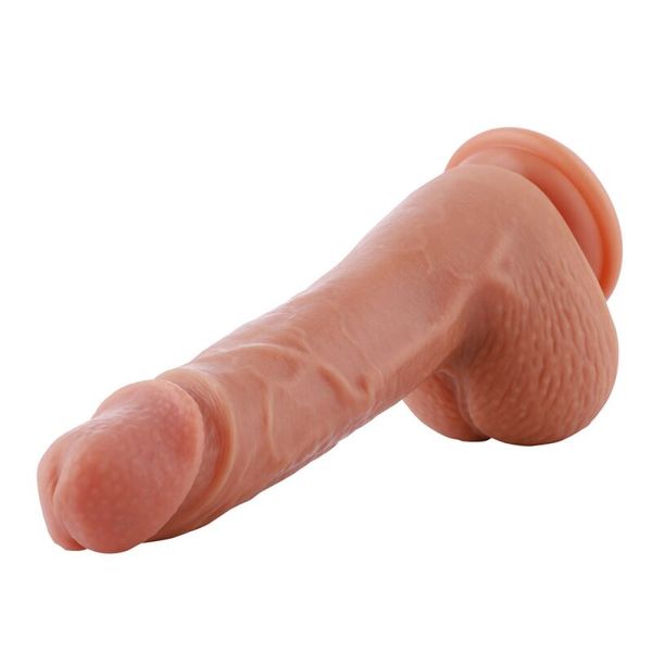 Ультрареалістичний фалоімітатор для секс-машин Hismith 8.3″ 2-layers Silicone Flesh Dildo, 2-шаровий SO6204 фото