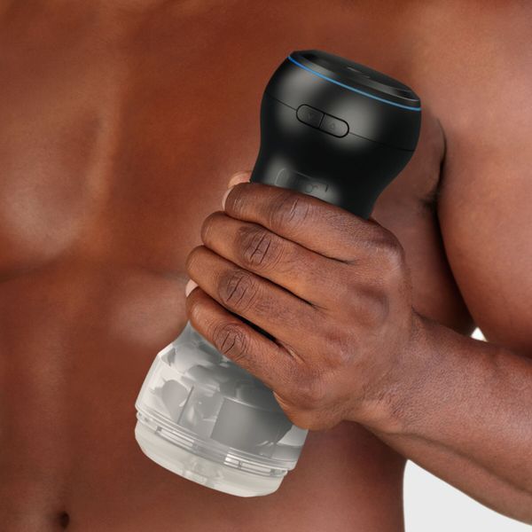 Kiiroo Feel Pocket Crystal Masturbator with PowerBlow Combo Set