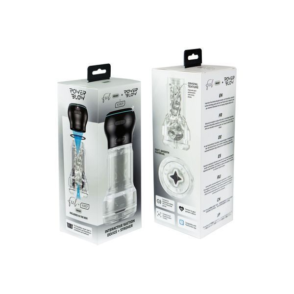 Kiiroo Feel Pocket Crystal Masturbator with PowerBlow Combo Set