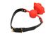 Силіконовий кляп з трояндою Master Series: Blossom Silicone Rose Gag – Red SO8801 фото 6