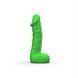 Свічка у вигляді члена Pure Bliss BIG Green 18 см SX1654 фото 1
