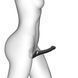 Strap-On-Me MULTI ORGASM Black S Adjustable Vibrating Strap-On with Vacuum Stimulation, Red