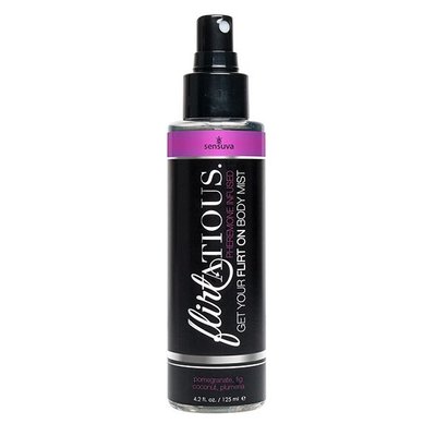 Body mist with pheromones Sensuva Flirtatious Pomegranate, Fig, Coconut & Plumeria (125 ml)