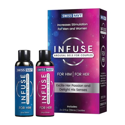 Swiss Navy Infuse Arousal Gels for Couples Arousal Gels 2×59 ml