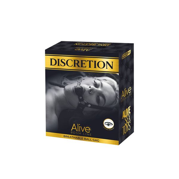 Воздухопроницаемый кляп Alive Discretion Red SO5996 фото