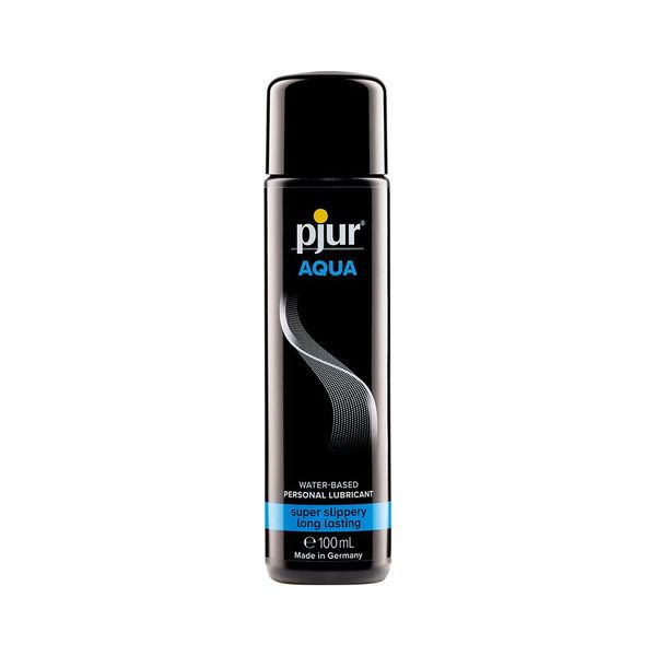 Water-based lubricant pjur Aqua 100 ml, velvety skin effect without sticking