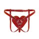 Трусики Серце для страпону Feral Feelings - Hearts Strap-on Belt Red SO9315 фото 1