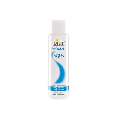 Water-based lubricant pjur Woman Aqua 100 ml for intense gliding, moisturizing and care