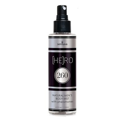 Men's body mist with pheromones Sensuva HE(RO) 260 Infused Body Mist for Him