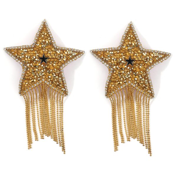 Fringed Nipple Stars JSY Nipple Sticker RT236112 Gold, stickers