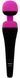 PalmPower Recharge Pink Vibrating Massager, Rechargeable, Flexible Head, Travel Lock, Black