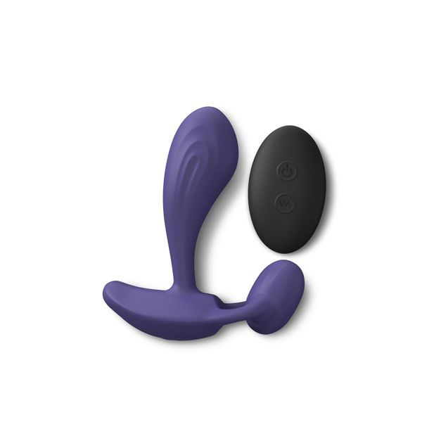 Vibrator Love To Love WITTY - MIDNIGHT INDIGO, versatile, G-spot + P-spot, remote control