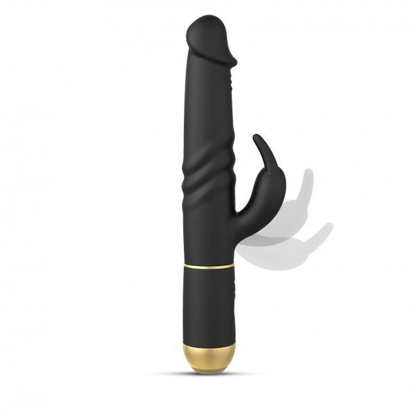 Rabbit vibrator Dorcel Furious Rabbit 2.0 with back-and-forth head movements, rechargeable