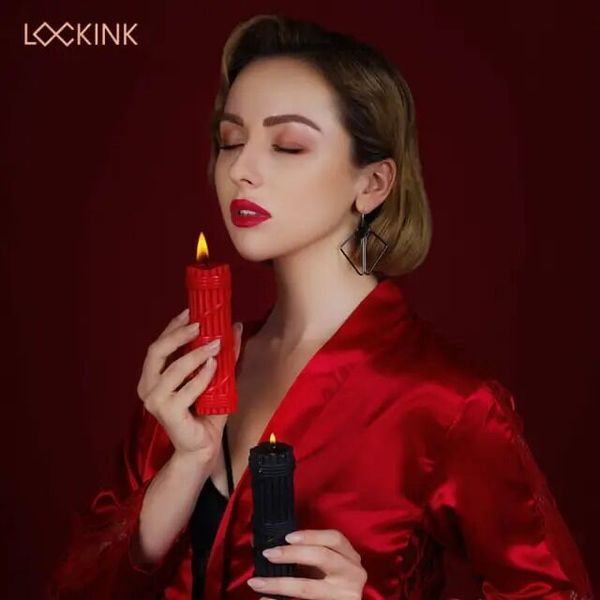 БДСМ-свечи LOCKINK SEVANDA Fetish Drip Candles Set, 2 шт, низкотемпературные, скребок в комплекте SX0861 фото