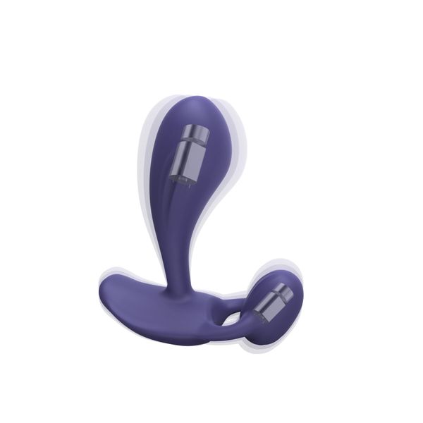 Vibrator Love To Love WITTY - MIDNIGHT INDIGO, versatile, G-spot + P-spot, remote control