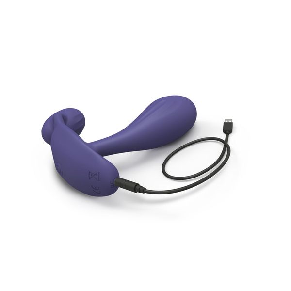 Vibrator Love To Love WITTY - MIDNIGHT INDIGO, versatile, G-spot + P-spot, remote control