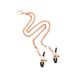 Нашийник із затискачами для сосків Liebe Seele Rose Gold Memory Collar with Nipple Clamps SO9495 фото 3