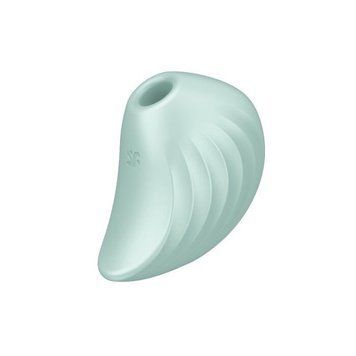 Вакуумний кліторальний стимулятор із вібрацією Satisfyer Pearl Diver Mint SO6077 фото