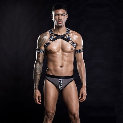 Male erotic costume with apron "Wild James" One Size