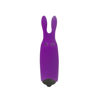 Adrien Lastic Pocket Vibe Rabbit Purple Bullet Vibrator with stimulating ears