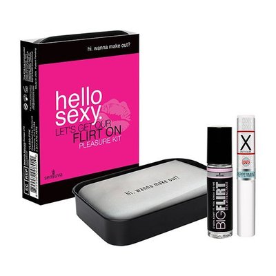 Sensuva Hello Sexy Flirting Gift Set (stimulating lip balm and pheromones)