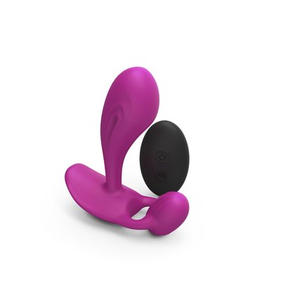 Vibrator Love To Love WITTY - SWEET ORCHID, versatile, G-spot + P-spot, remote control