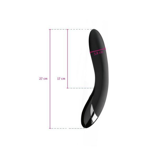 Mystim Electric Eric eStim Black Vibrator with Electrostimulation, Black