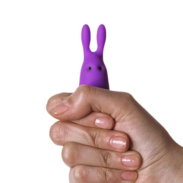 Віброкуля Adrien Lastic Pocket Vibe Rabbit Purple зі стимулювальними вушками AD33483 фото