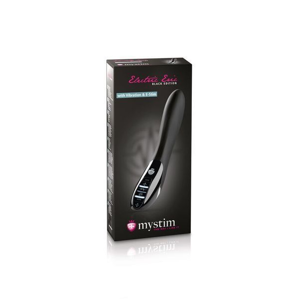 Mystim Electric Eric eStim Black Vibrator with Electrostimulation, Black