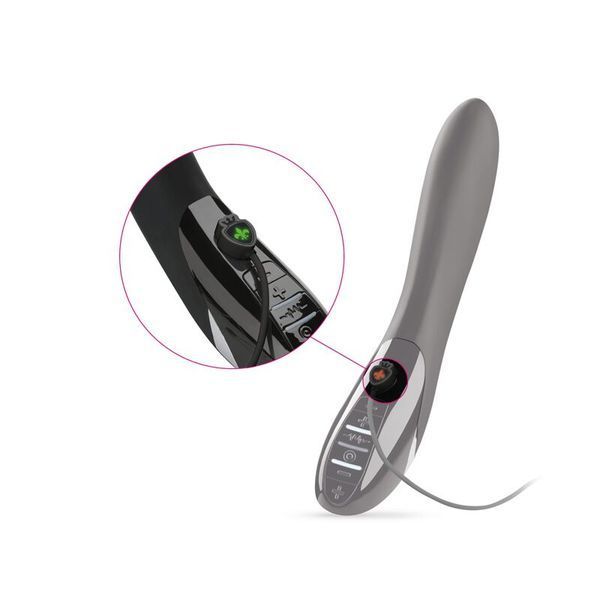 Mystim Electric Eric eStim Black Vibrator with Electrostimulation, Black