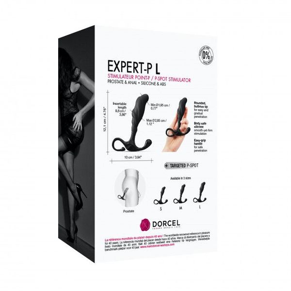 Handheld ergonomic prostate massager Dorcel Expert P size L