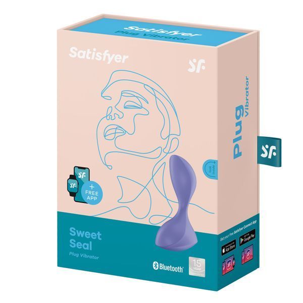 Анальна смарт-пробка з вібрацією Satisfyer Sweet Seal Lilac SO6732 фото