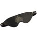 Zalo Blindfolds Black Luxury Leather Eye Mask