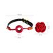 Zalo Rose Ball Gag Luxury Rose-Shaped Ball Gag, Dual Use