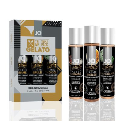 System JO Tri-Me Triple Pack - Gelato (3 x 30ml) three different flavors from the Gelato series