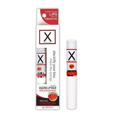 Sensuva X on the Lips Strawberry Stimulating Lip Balm with Pheromones