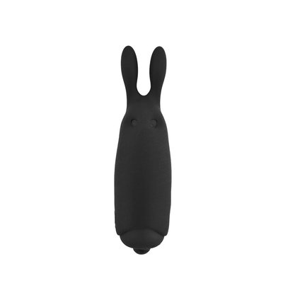 Adrien Lastic Pocket Vibe Rabbit Black Bullet Vibrator with stimulating ears