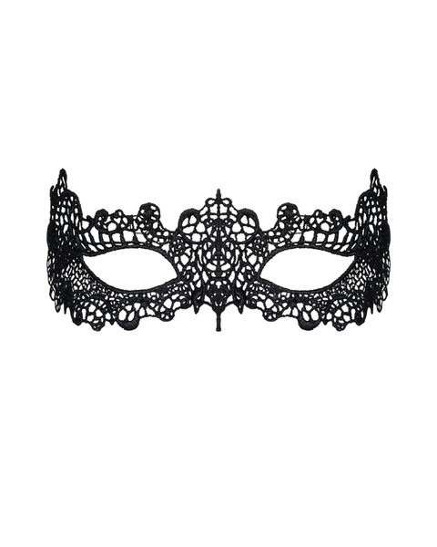 Lace mask Obsessive A701 mask, one size, black