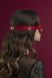 Feral Feelings Blindfold Mask, Genuine Leather, Red