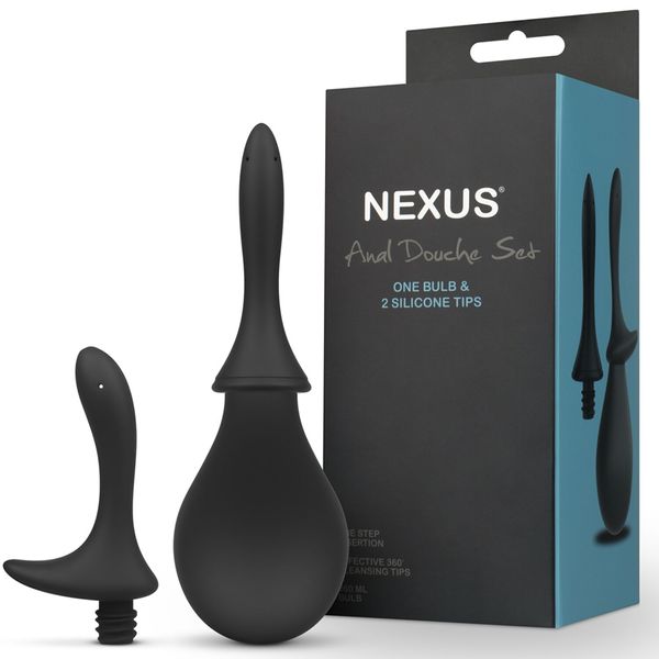 Анальний душ із двома насадками Nexus ANAL DOUCHE SET 260 ml SO6642 фото