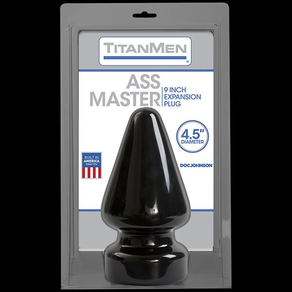 Doc Johnson Titanmen Tools - Butt Plug - 4.5 Inch Ass Master, diameter 11.7cm