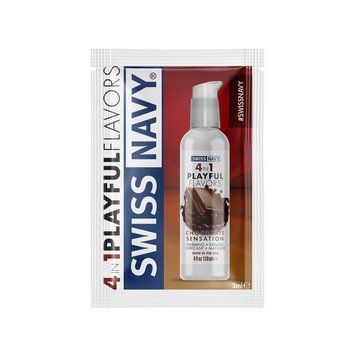 Пробник Swiss Navy 4 in 1 Chocolate Sensation 5 мл SO5734 фото