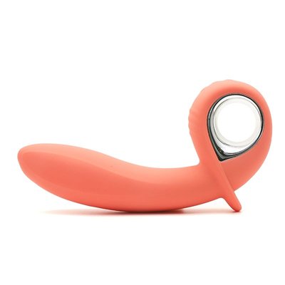 KISTOY Klein Orange anal vibrator with inflatable tip, unisex, diameter 35-50mm