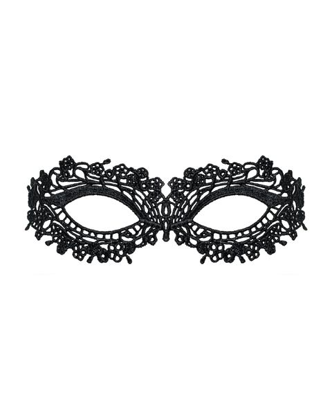 Lace mask Obsessive A710 mask, one size, black