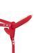 Fetish Tentation Vibrating Strap-On with Double Dildo Red