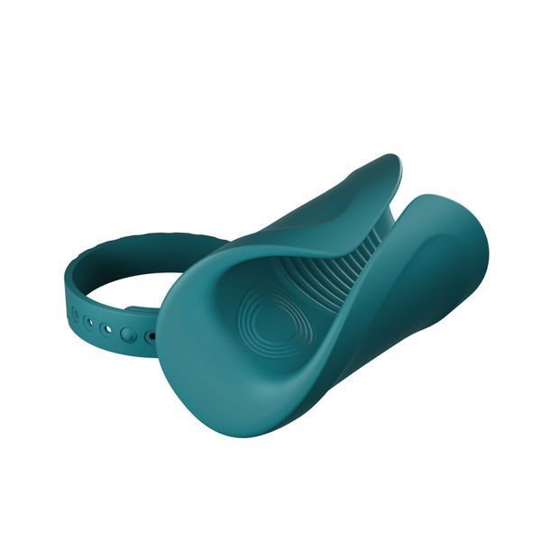 Lovense Gush 2 Smart Vibrating Masturbator with Oscillating Pad and Straps