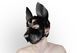 Feral Feelings 2-in-1 Leather Dog Mask with Removable Muzzle