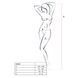Бодістокінг Passion BS058 white, комбінезон, дуже повітряний PBS058W фото 4