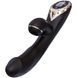 KISTOY A-King Pro Black heated vacuum rabbit vibrator with LED screen